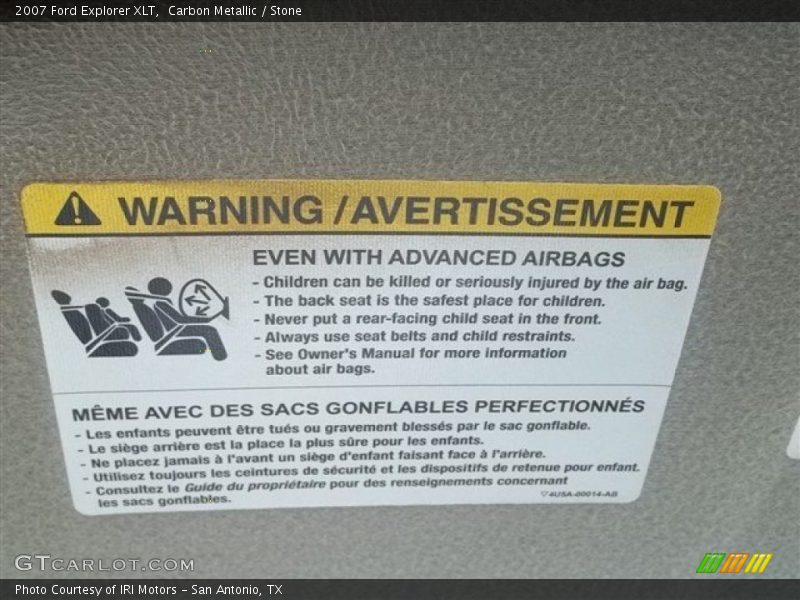 Carbon Metallic / Stone 2007 Ford Explorer XLT