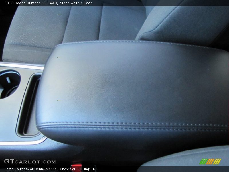 Stone White / Black 2012 Dodge Durango SXT AWD
