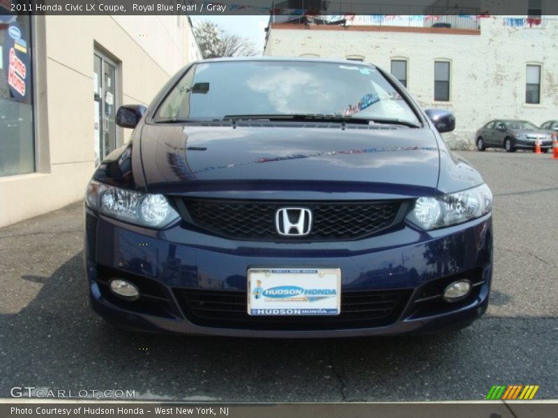 Royal Blue Pearl / Gray 2011 Honda Civic LX Coupe