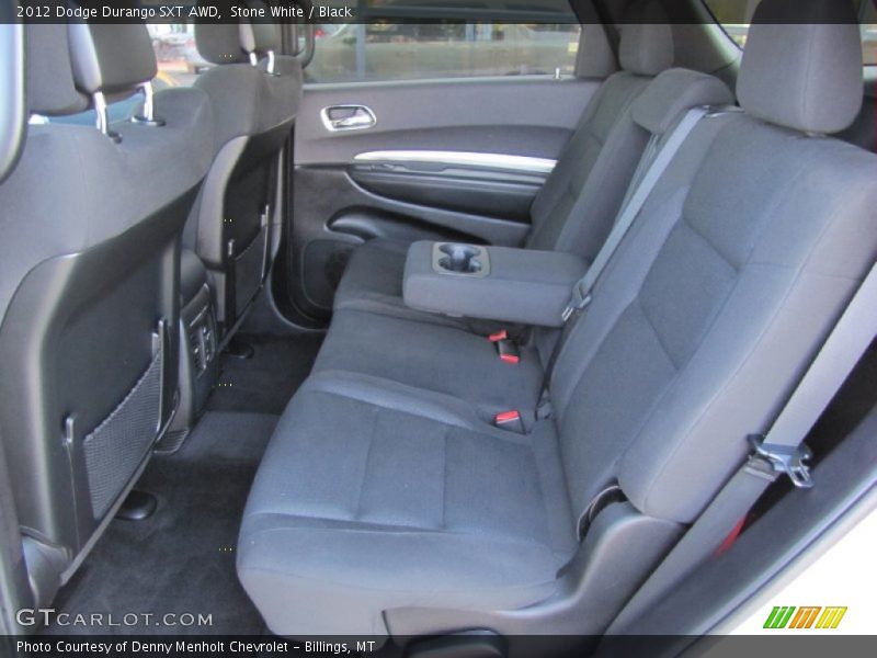 Stone White / Black 2012 Dodge Durango SXT AWD