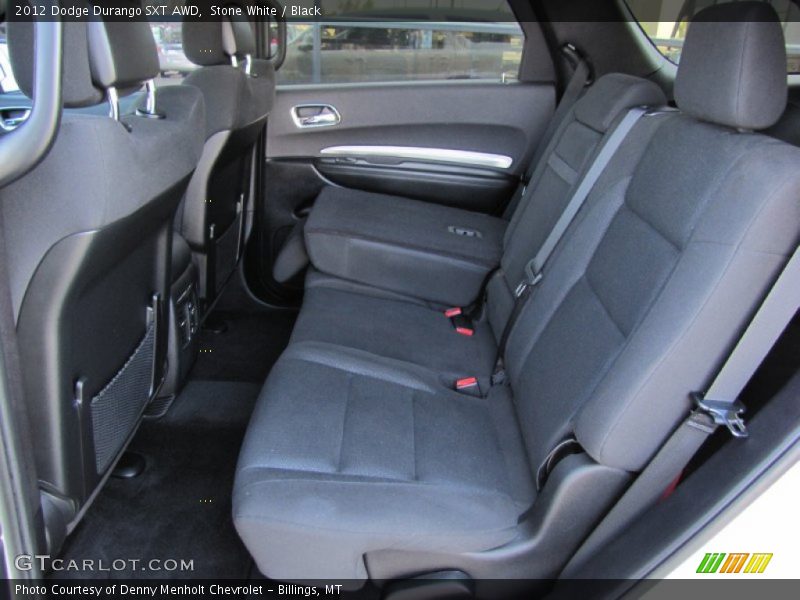 Stone White / Black 2012 Dodge Durango SXT AWD