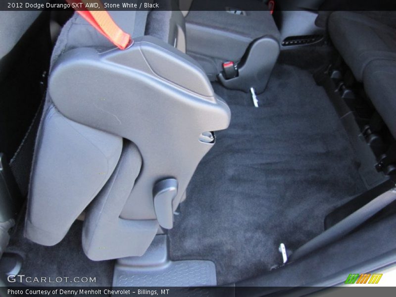 Stone White / Black 2012 Dodge Durango SXT AWD