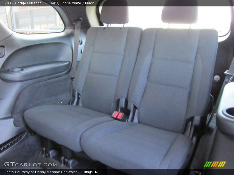 Stone White / Black 2012 Dodge Durango SXT AWD