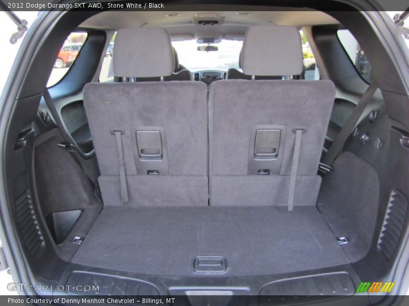 Stone White / Black 2012 Dodge Durango SXT AWD