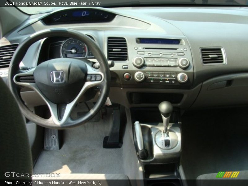 Royal Blue Pearl / Gray 2011 Honda Civic LX Coupe