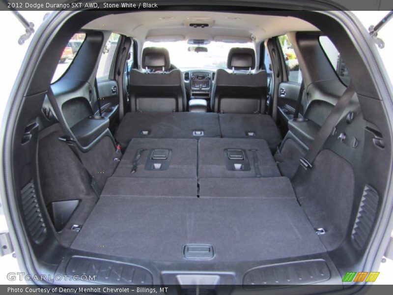 Stone White / Black 2012 Dodge Durango SXT AWD