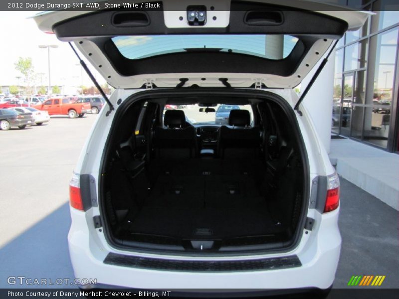 Stone White / Black 2012 Dodge Durango SXT AWD