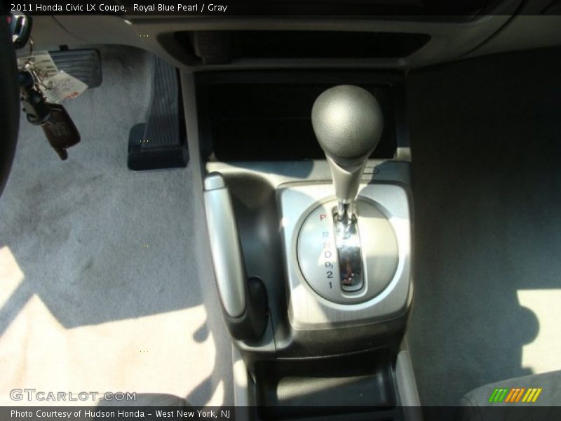 Royal Blue Pearl / Gray 2011 Honda Civic LX Coupe