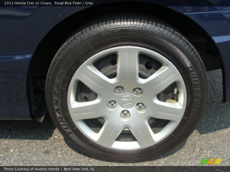 Royal Blue Pearl / Gray 2011 Honda Civic LX Coupe
