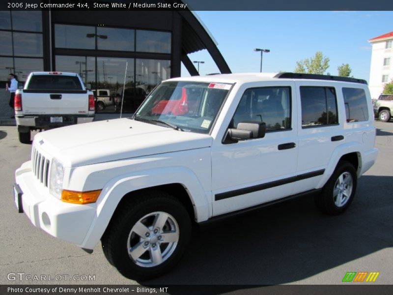 Stone White / Medium Slate Gray 2006 Jeep Commander 4x4