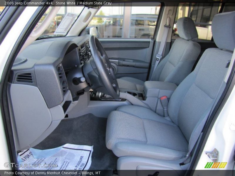 Stone White / Medium Slate Gray 2006 Jeep Commander 4x4