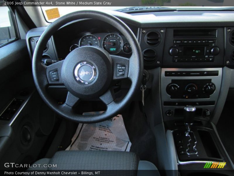 Stone White / Medium Slate Gray 2006 Jeep Commander 4x4