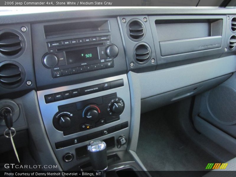 Stone White / Medium Slate Gray 2006 Jeep Commander 4x4