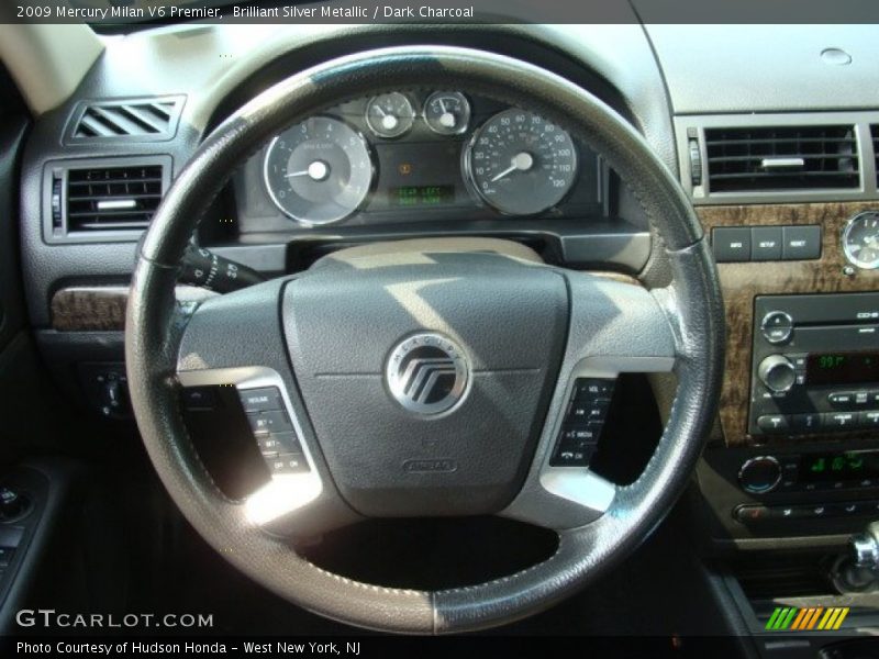 Brilliant Silver Metallic / Dark Charcoal 2009 Mercury Milan V6 Premier
