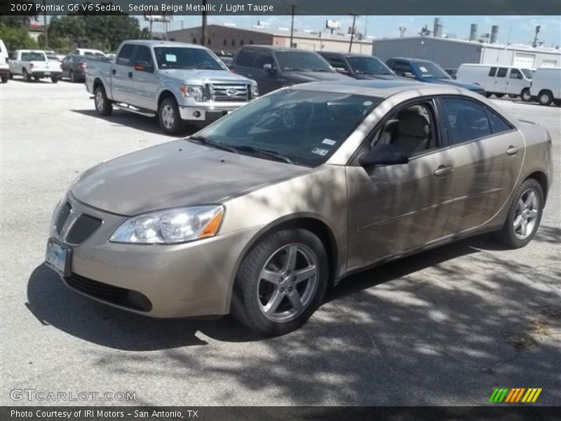 Sedona Beige Metallic / Light Taupe 2007 Pontiac G6 V6 Sedan