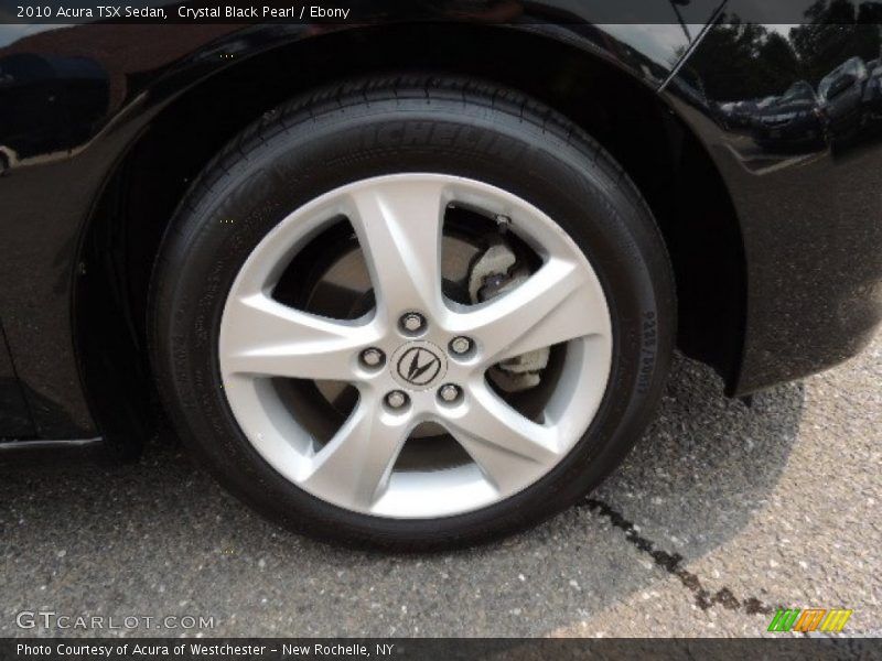 Crystal Black Pearl / Ebony 2010 Acura TSX Sedan