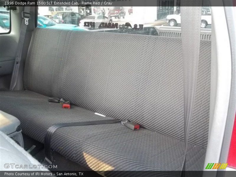 Flame Red / Gray 1996 Dodge Ram 1500 SLT Extended Cab