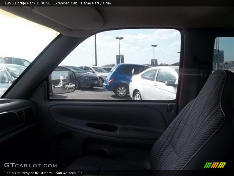 Flame Red / Gray 1996 Dodge Ram 1500 SLT Extended Cab