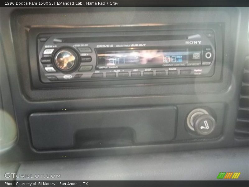 Flame Red / Gray 1996 Dodge Ram 1500 SLT Extended Cab