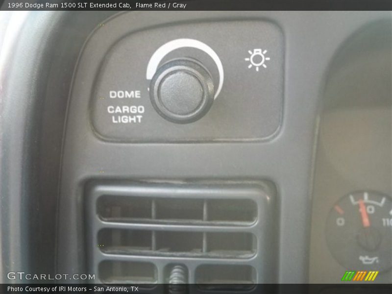 Flame Red / Gray 1996 Dodge Ram 1500 SLT Extended Cab