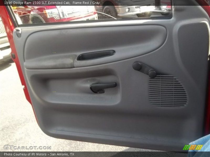 Flame Red / Gray 1996 Dodge Ram 1500 SLT Extended Cab