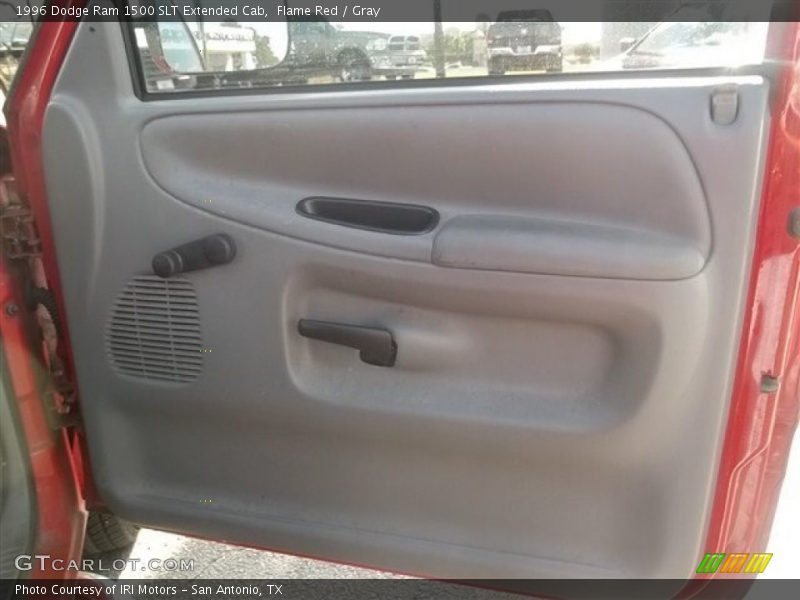 Flame Red / Gray 1996 Dodge Ram 1500 SLT Extended Cab