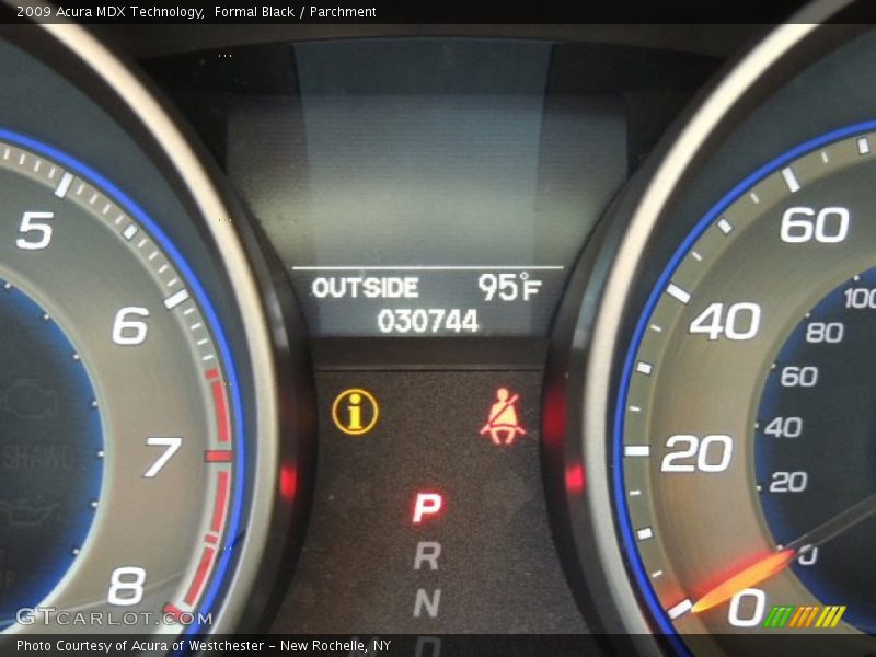 Formal Black / Parchment 2009 Acura MDX Technology