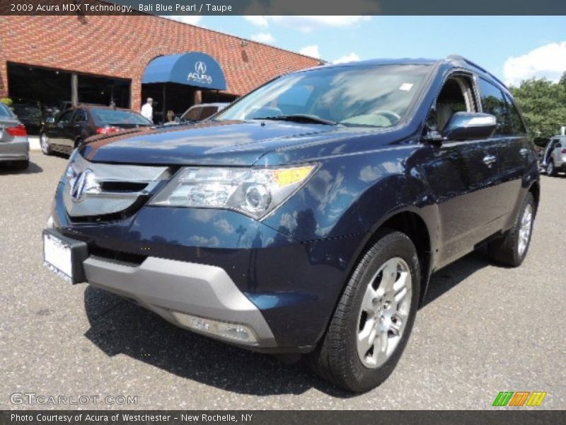 Bali Blue Pearl / Taupe 2009 Acura MDX Technology