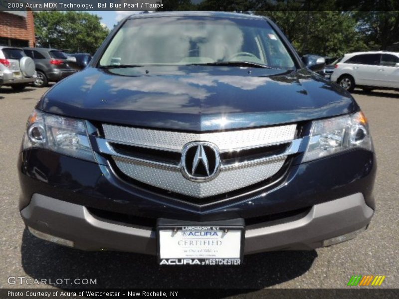 Bali Blue Pearl / Taupe 2009 Acura MDX Technology