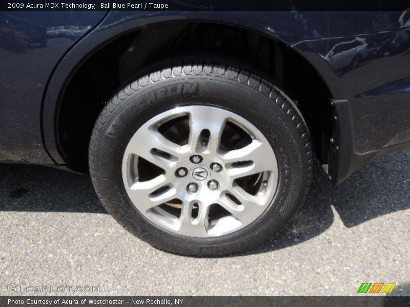 Bali Blue Pearl / Taupe 2009 Acura MDX Technology