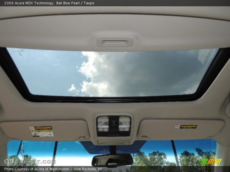 Bali Blue Pearl / Taupe 2009 Acura MDX Technology