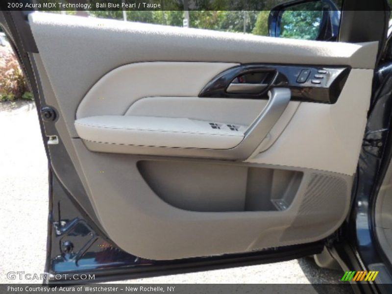 Bali Blue Pearl / Taupe 2009 Acura MDX Technology