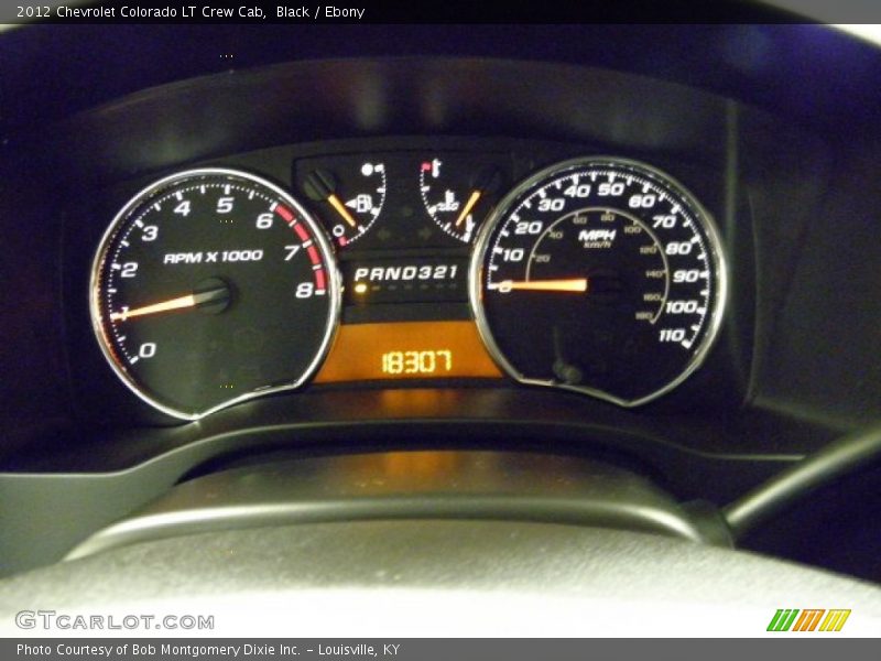 Black / Ebony 2012 Chevrolet Colorado LT Crew Cab