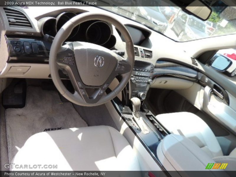 Bali Blue Pearl / Taupe 2009 Acura MDX Technology