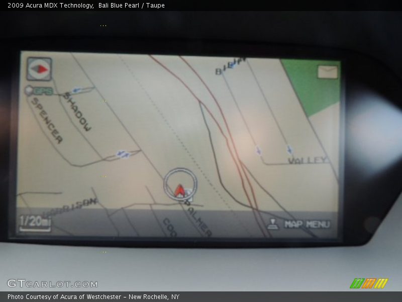 Bali Blue Pearl / Taupe 2009 Acura MDX Technology
