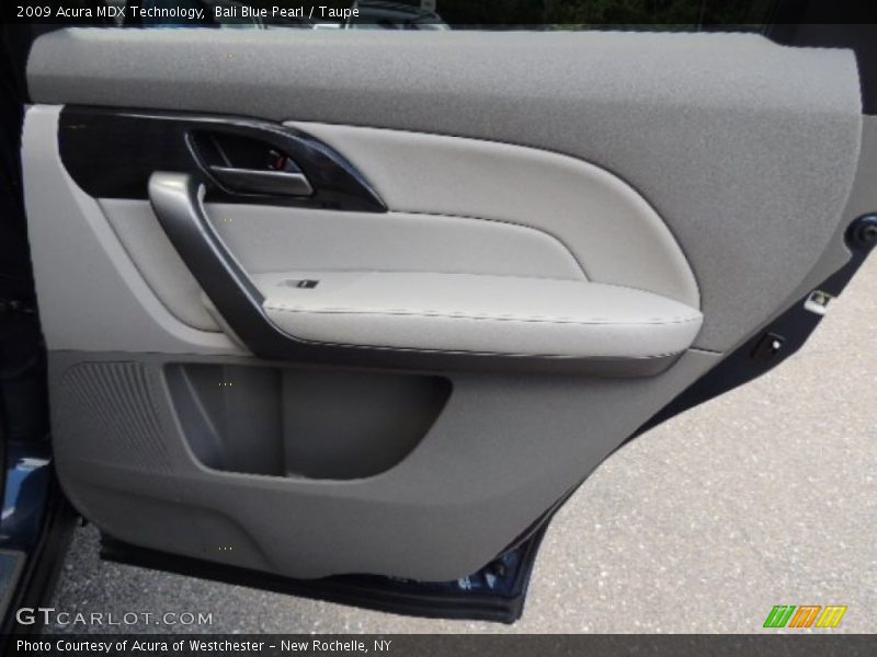 Bali Blue Pearl / Taupe 2009 Acura MDX Technology