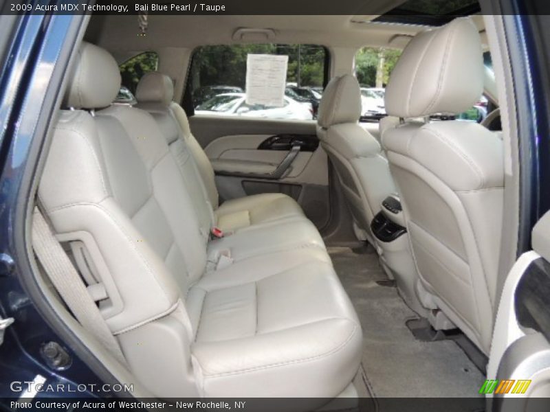 Bali Blue Pearl / Taupe 2009 Acura MDX Technology