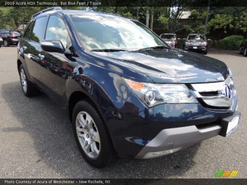 Bali Blue Pearl / Taupe 2009 Acura MDX Technology