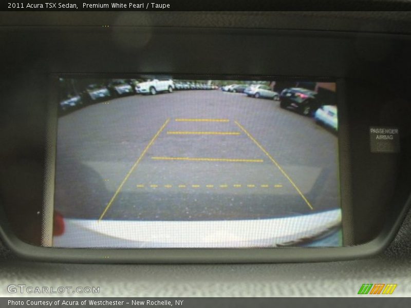 Premium White Pearl / Taupe 2011 Acura TSX Sedan