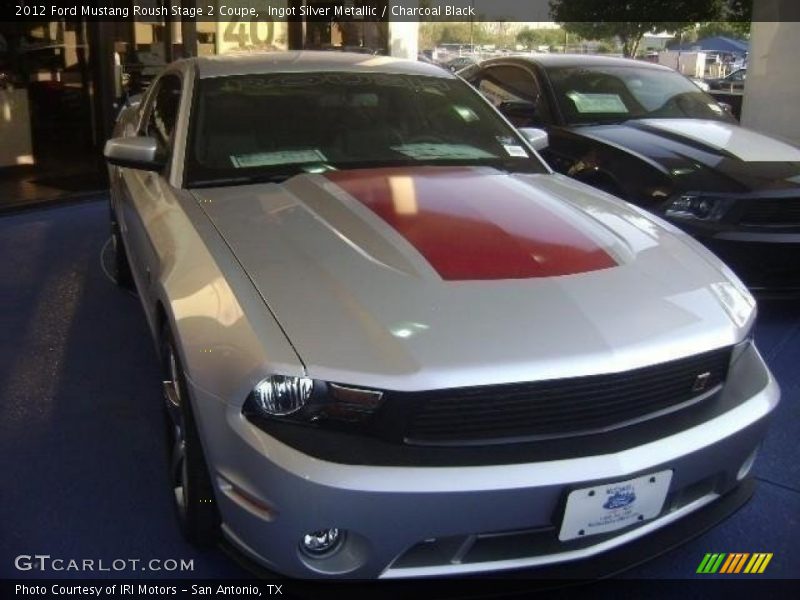 Ingot Silver Metallic / Charcoal Black 2012 Ford Mustang Roush Stage 2 Coupe