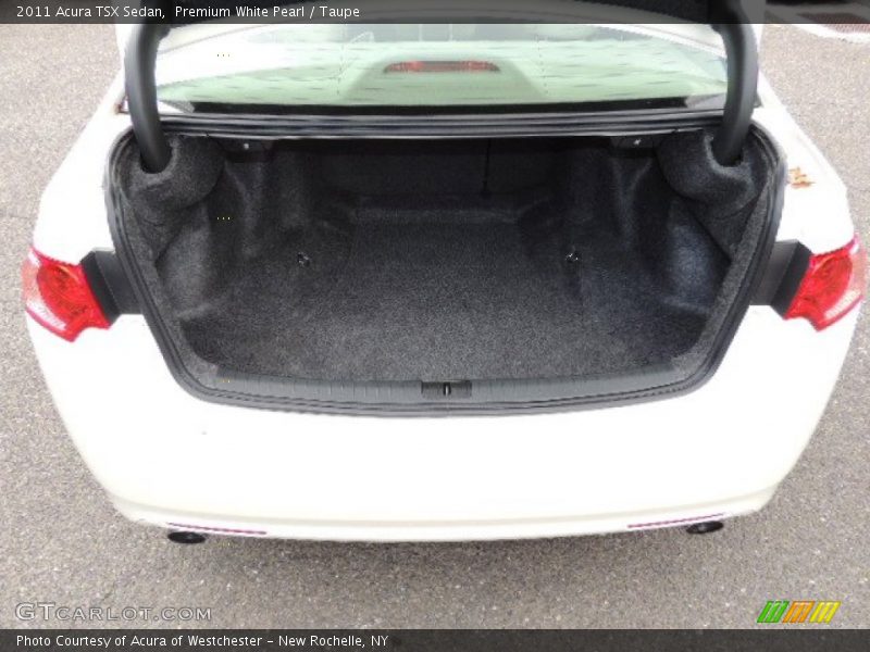 Premium White Pearl / Taupe 2011 Acura TSX Sedan