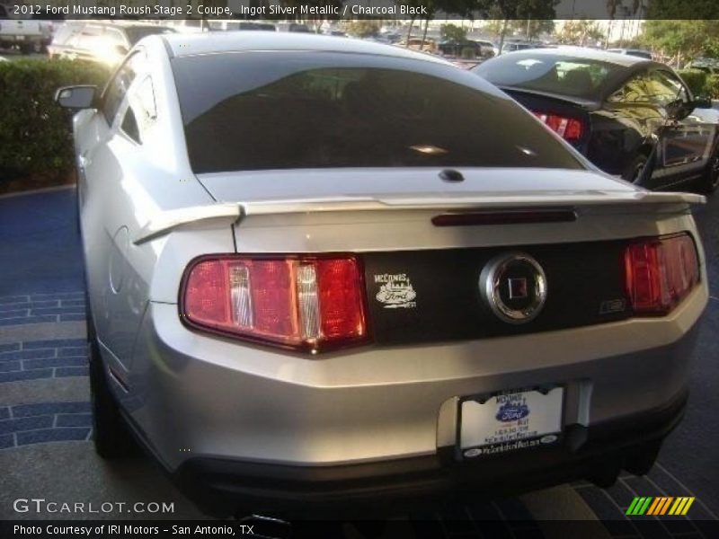 Ingot Silver Metallic / Charcoal Black 2012 Ford Mustang Roush Stage 2 Coupe