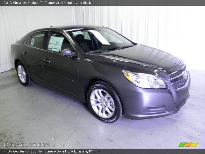 Taupe Gray Metallic / Jet Black 2013 Chevrolet Malibu LT