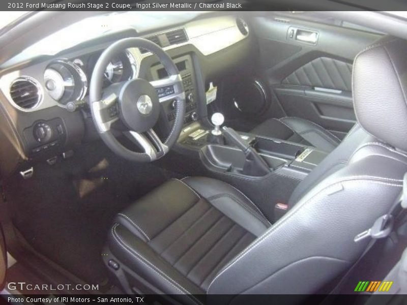 Charcoal Black Interior - 2012 Mustang Roush Stage 2 Coupe 