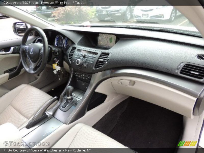 Premium White Pearl / Taupe 2011 Acura TSX Sedan
