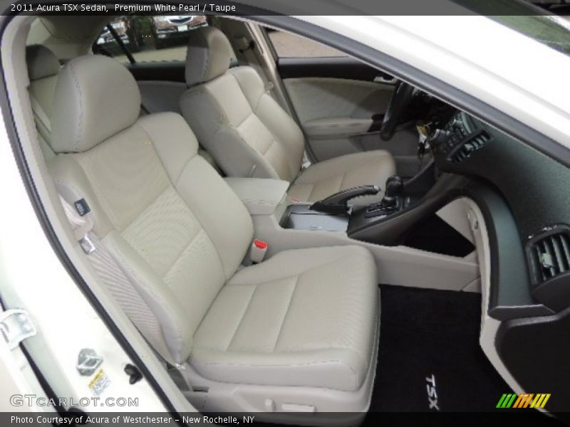Premium White Pearl / Taupe 2011 Acura TSX Sedan