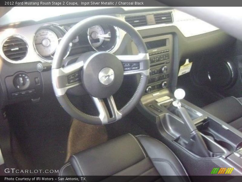 Ingot Silver Metallic / Charcoal Black 2012 Ford Mustang Roush Stage 2 Coupe