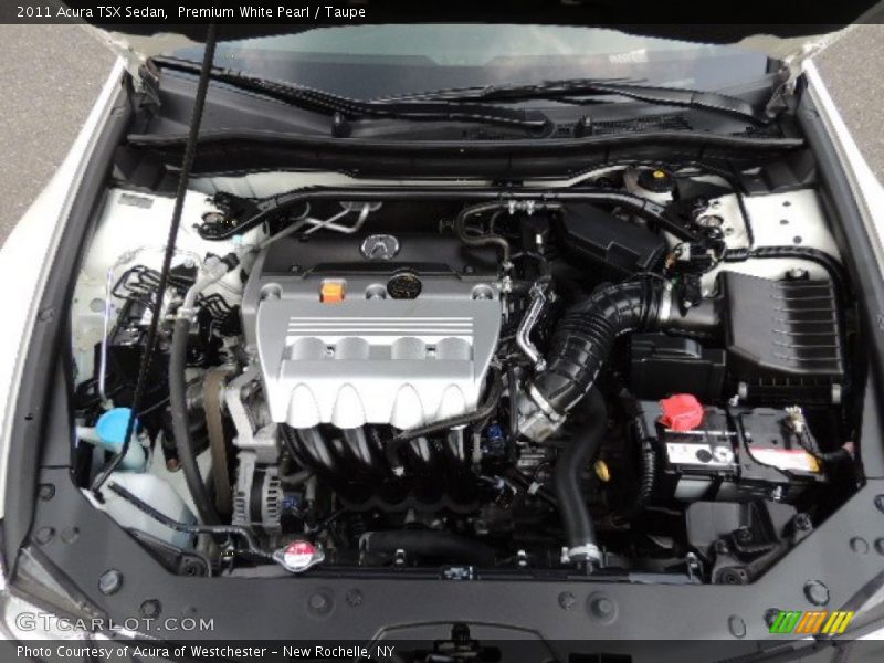Premium White Pearl / Taupe 2011 Acura TSX Sedan