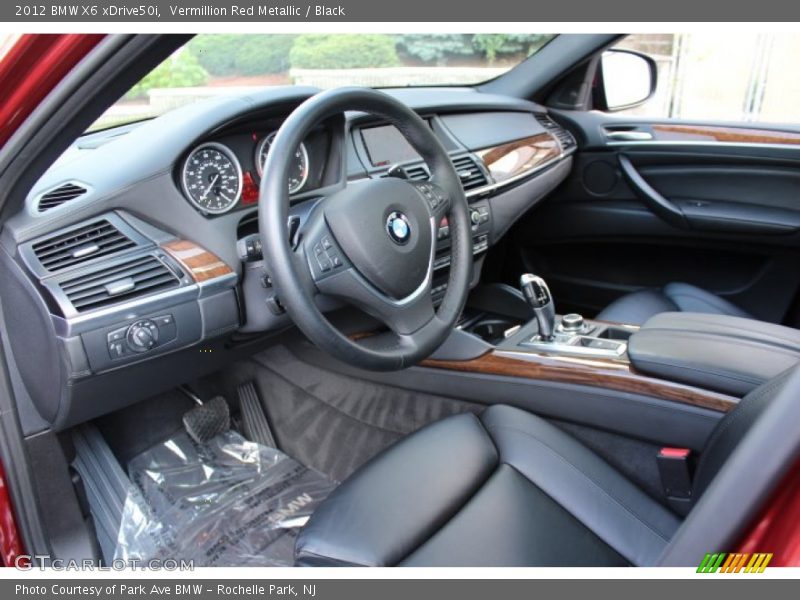 Black Interior - 2012 X6 xDrive50i 
