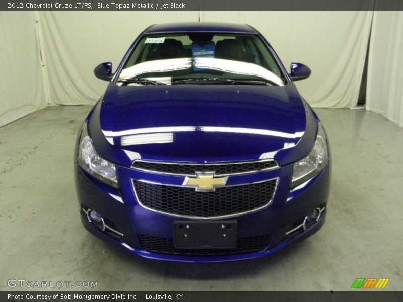 Blue Topaz Metallic / Jet Black 2012 Chevrolet Cruze LT/RS